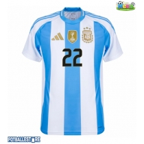 Argentina Lautaro Martinez #22 Hjemmedrakt Copa America 2024 Kortermet